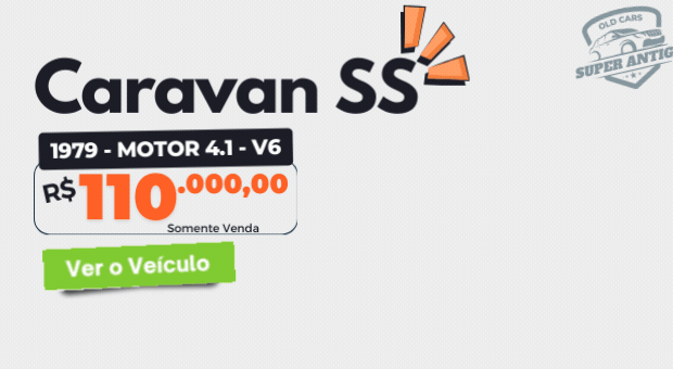 Caravan SS 1979 - Motor 4.1 V6 - R$ 110.000,00