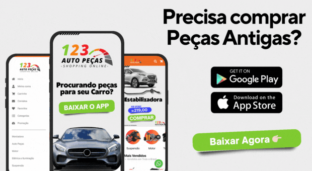 Precisa comprar peças antigas? Baixe o app 123 Auto Peças